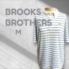 ブルックスブラザーズ ポロシャツ 薄手 半袖 ストライプ Mサイズ 1071