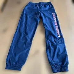 UNDER ARMOUR ネイビー ジャージパンツ YXL