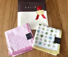CELINE ハンカチ2枚セット