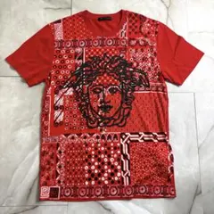 VERSACE ヴェルサーチ Tシャツ メデューサ ロゴ ブラック 半袖 36 