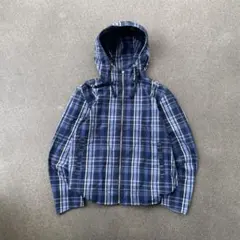old uniqlo 00s foodie check nylon jacket