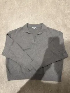 ユニクロ　UNIQLO スムースコットンリラックスポロセーター　3XL 希少