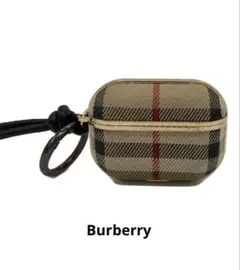 BURBERRY airpods pro ケース ブラック TBロゴ レザー - メルカリ