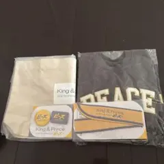 King & Prince　ピース　スウェット&バック&缶バッジ&リボンスカーフ