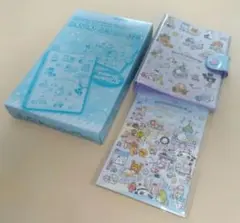 San-X Universe シール手帳＆ シールシート10枚セットのサムネイル