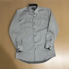 美品【東京シャツ】 メンズ LLサイズ グレー