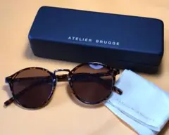 atelier brugge ボストンサングラス ブラウン（べっ甲）レディース