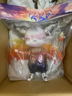 デビィ MAマン ソフビ　たこ焼き　マント付当たり Yahoo!オークション - 古いソフビ たこやきマントマン・たこやき