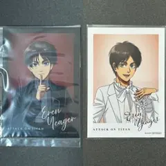 進撃の巨人　Black&White　特典ブロマイド　エレン
