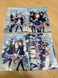 ウマ娘　クリアファイル　新品4枚セット