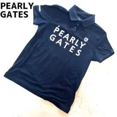 パーリーゲイツ PEARLY GATES 半袖ポロシャツ 濃紺ダークネイビー 2