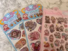 ラブブ ボンボンドロップシール ウォーターシール 3枚