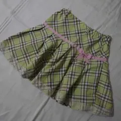 メルカリ便 メゾピアノ レースつきおしゃれでかわいい スカート 130 秋 春