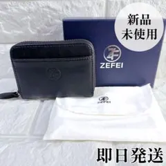 箱付き✨ 本革 牛革 財布 カードケース ミニ財布 大容量 プレゼント 黒