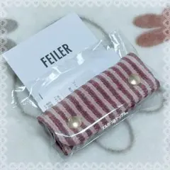 新品未開封★フェイラー FEILER ハンドルカバー　ムジストライプ ブラウンのサムネイル