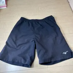 Mizuno 黒 ハーフパンツ ウエストゴム