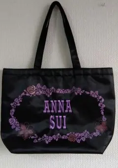 ANNA SUI 花柄プリント トートバッグ
