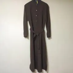 theory luxe　バンドカラー　シャツワンピース　美品