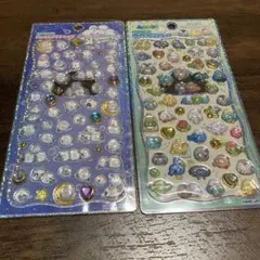 ジュエルプチドロップ　ふわふわとりのなかまたち　シマエナガ　セット