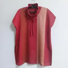 竹*ダ様 着物リメイク　ブラウス　チュニック　ハンドメイド