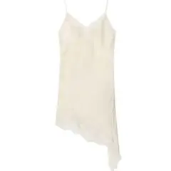 アイボリー アシンメトリック キャミワンピース