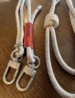 お値下げ✨topologie トポロジー スマホショルダーストラップ ベージュ