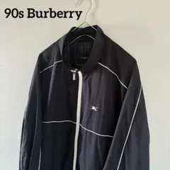 90sBurberryバーバリーナイロンジャケットジャンパーノバチェックアウター