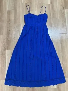 ZARA ブルー キャミワンピース Sサイズ