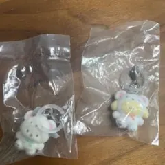 サンリオ めじるしアクセサリー ふわふわスノー ポムポムプリン ポチャッコ