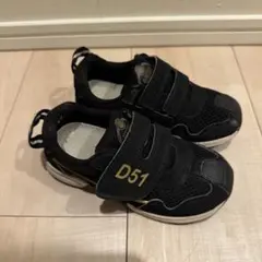 IFME D51 黒 スニーカー ブラック 17センチ