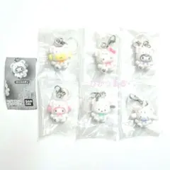 サンリオめじるしアクセサリー　ふわふわスノー　全6種コンプリートセット　ガチャ
