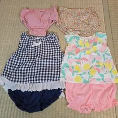 【6点セット】70～80㎝★セットアップ×2点セット★ブルマ×2点★まとめ売り★