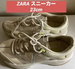 ZARA キッズ　ジュニア　スニーカー　ホワイト　girl 23cm