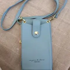スマホショルダーバッグ 色：ブルー