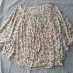 earth music&ecology 花柄半袖トップス