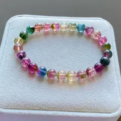 ⭐︎【高級】トルマリン ブレスレット 6.6mm 12.85g - メルカリ
