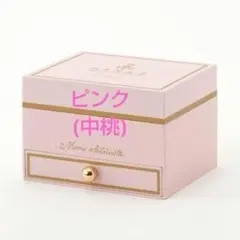 しまむら　青木美沙子　ニナス　ミラー付き小物BOX アクセサリーケース　ピンク