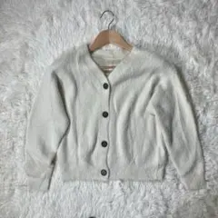 ルーニィ LOUNIE シャギーニットカーディガン アイボリー F