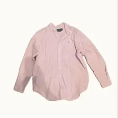 【Ralph Lauren】ピンク ダンガリーボタンダウンシャツ 90s 平成