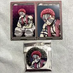 鬼滅の刃 AGF 2025 ランダムカード レリーフメタル缶バッジ 猗窩座
