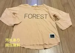 ブリーズ　FORESTロゴ長袖カットソー 110cm