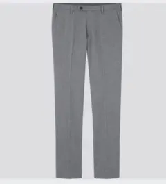 UNIQLO 感動パンツ　ウルトラライト　ウールライク　メンズ　グレー　w76