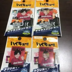 ハイキュー!! 黒尾鉄朗 孤爪研磨 キャラスタンドミニ アクリルマグネット