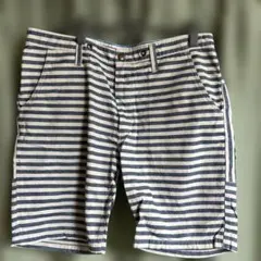 EDWIN DUNGAREE ストライプショートパンツ