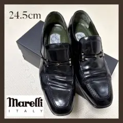 【高級】Marelli マレリー 黒 24.5cm EEEビジネスシューズのサムネイル