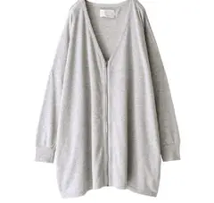 osharewalker　スウェットジップカーディガン　杢グレー