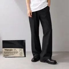 Wrangler ラングラー ランチャー アクションスラックス ブラック メンズ