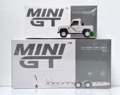 希少セット！1/64 MiniGTランドローバーディフェンダー90 &トレーラー