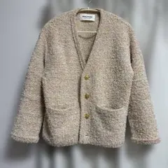 新品未使用 トゥモローランドマカフィーツイードニット Vネックカーディガン