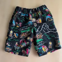 コラビア Columbia キャンプ柄 速乾ショートパンツ　キッズ130 140